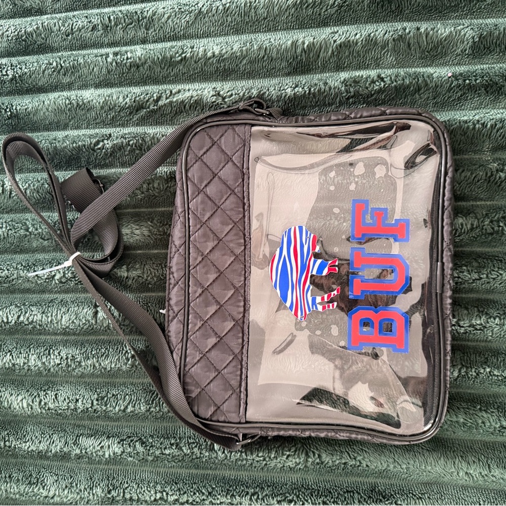 BUF Clear Crossbody Bag - Black